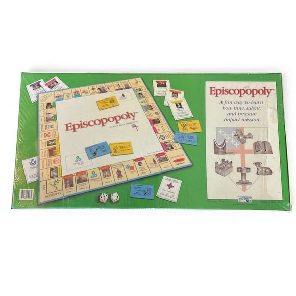 Episcopopoly Board Game About Stewardship For Ages 6+ Spinoff of Monopoly - Picture 2 of 8